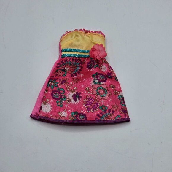 Barbie Sweetie Floral Sass Strapless Party Dress - Picture 4 of 5